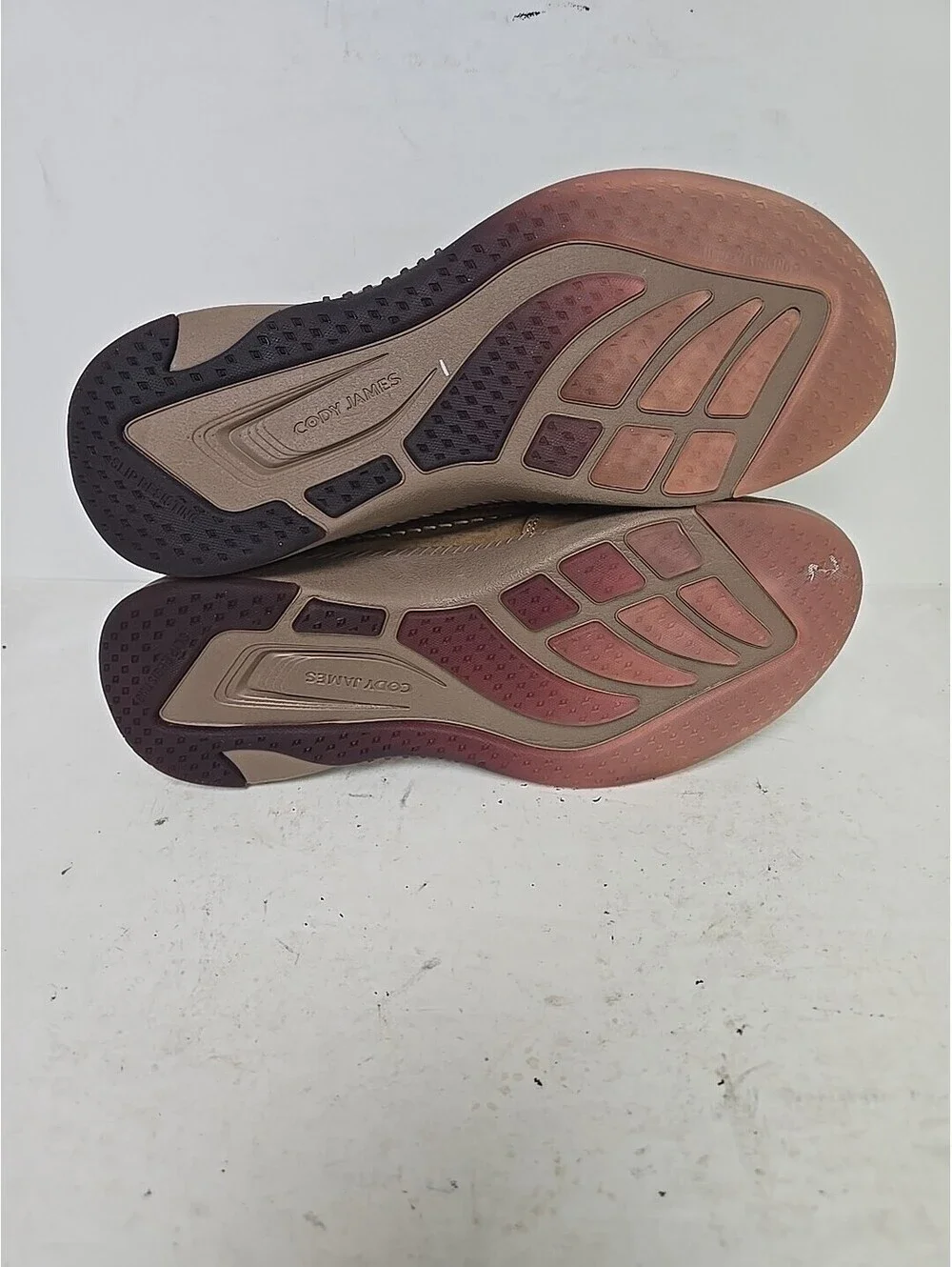 Cody James Men's Casual Driver Composite Toe Work Shoe Brown Size 9.5D